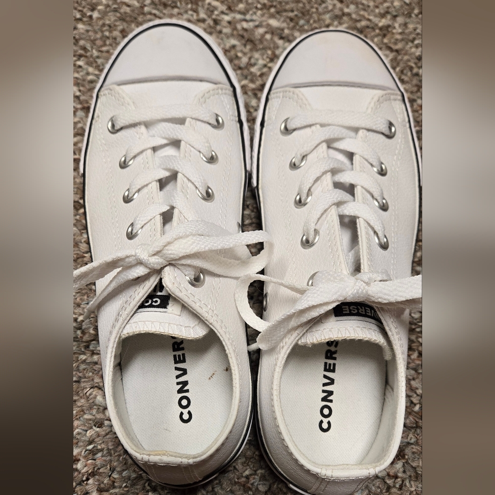 Cc - Converse All star Chuck taylor white shoes unisex - Picture 4 of 8